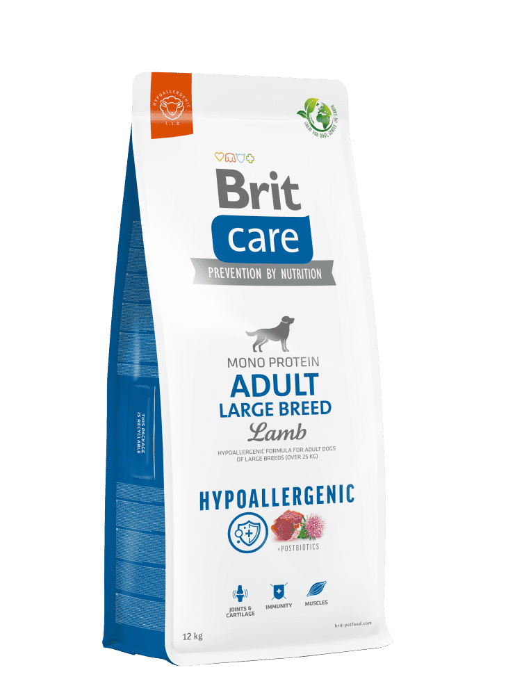 בריט Care Hypoallergenic Adult Large Breed - מזון יבש לכלבים