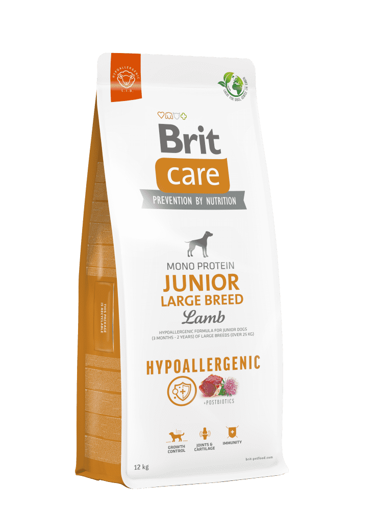 בריט Care Hypoallergenic Junior Large Breed - מזון יבש לכלבים