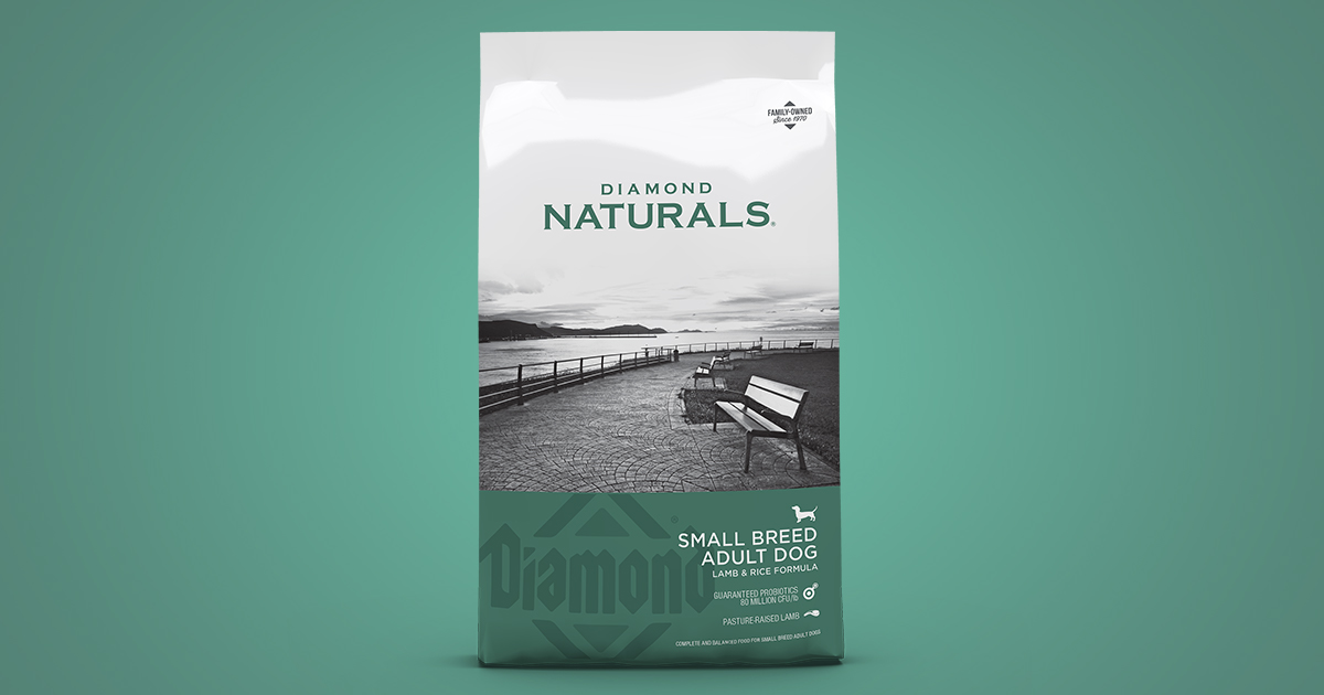 דיימונד נטורלס Small Breed Adult Dog Lamb & Rice Formula - מזון יבש לכלבים