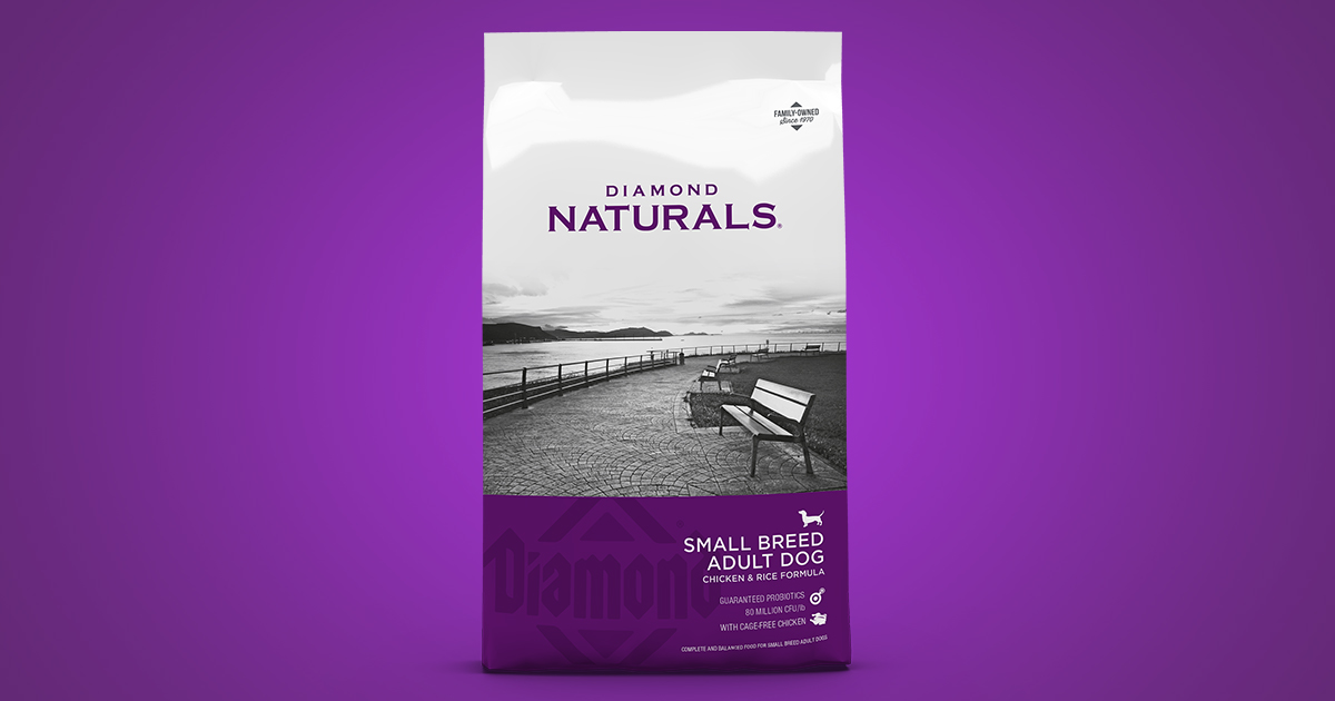 דיימונד נטורלס Small Breed Adult Dog Chicken & Rice Formula - מזון יבש לכלבים