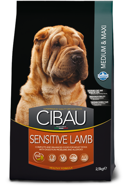 פרמינה סיבאו Sensitive Lamb Medium & Maxi - מזון יבש לכלבים