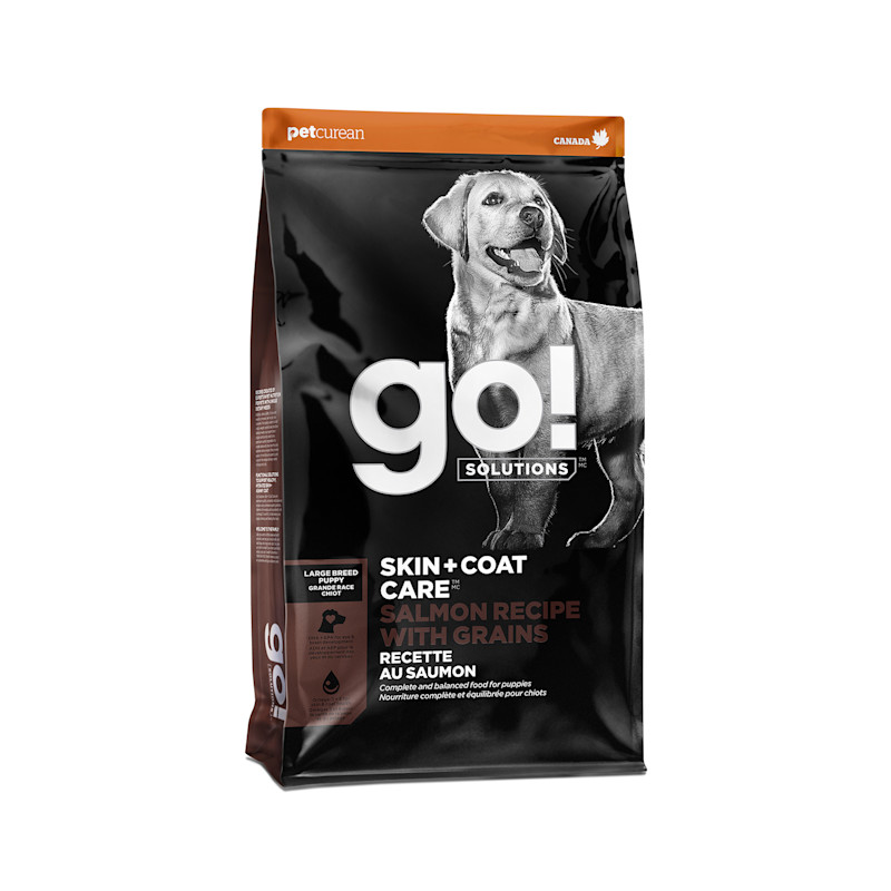 Go! Solutions Skin + Coat Large Breed Puppy Salmon