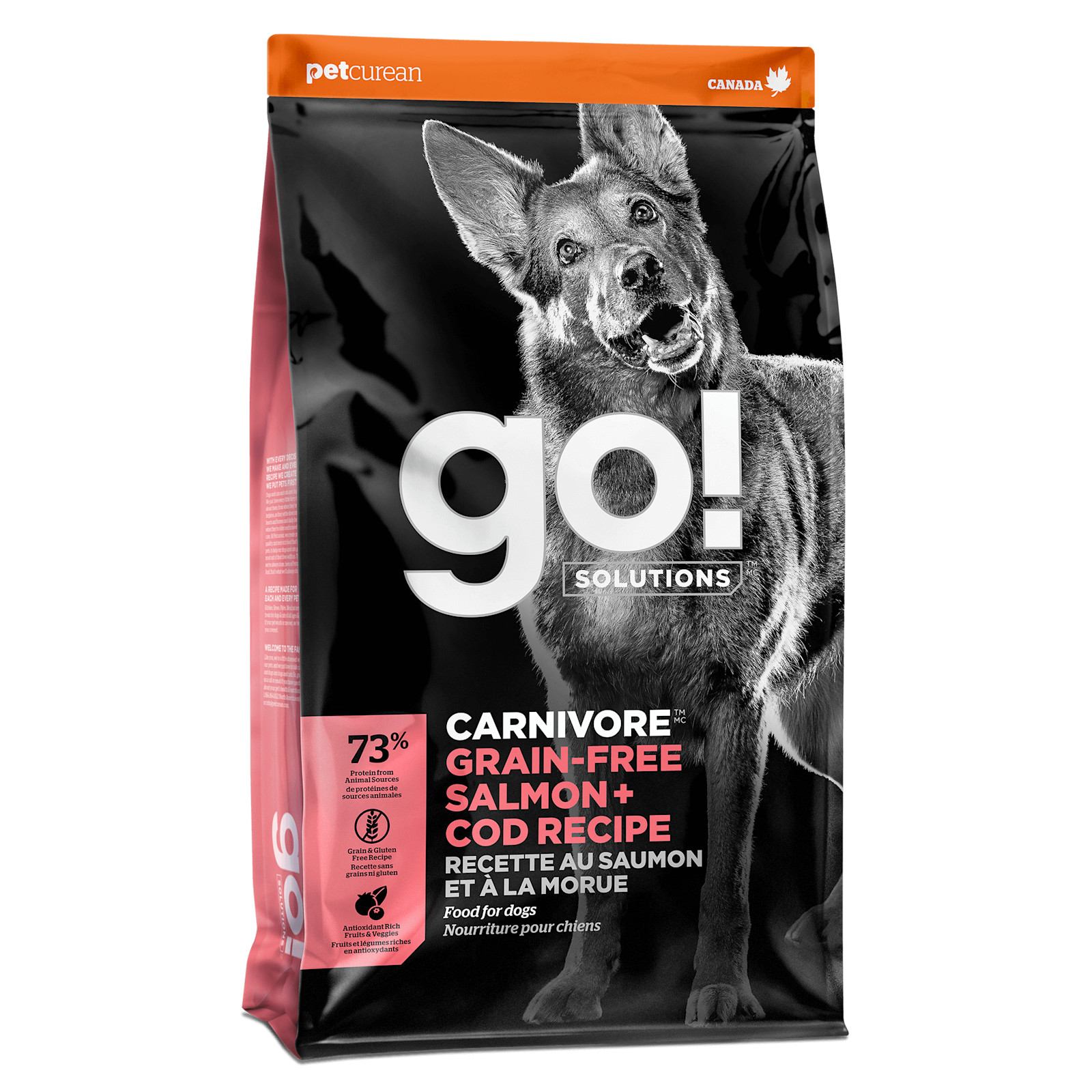 גו Carnivore Salmon + Cod Grain-Free - מזון יבש לכלבים