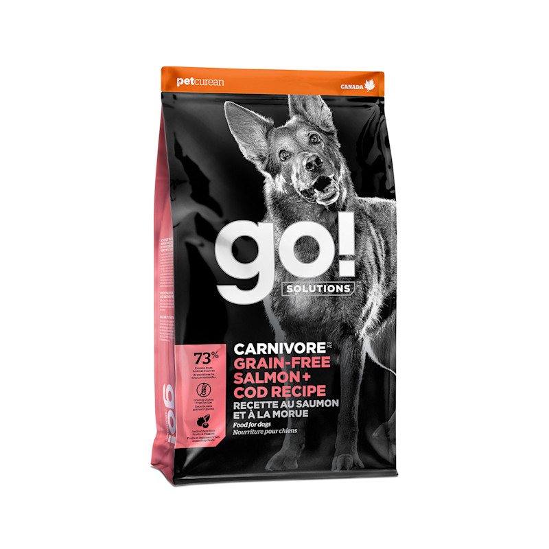 גו Carnivore Salmon + Cod Recipe - מזון יבש לכלבים