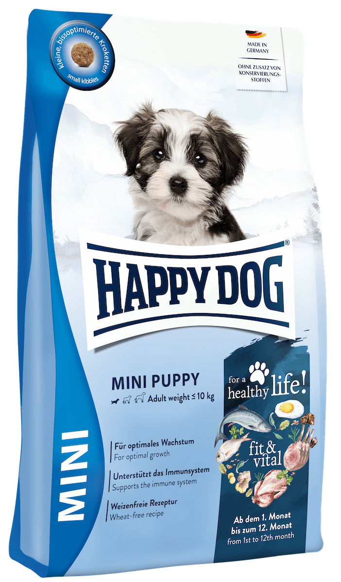 הפי דוג Mini Puppy Fit & Vital - מזון יבש לכלבים