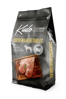 קודו Chicken & Vegetables JUNIOR all breeds - מזון יבש לכלבים