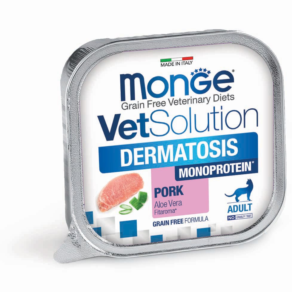 מונג' VetSolution Dermatosis Feline - מזון יבש לכלבים