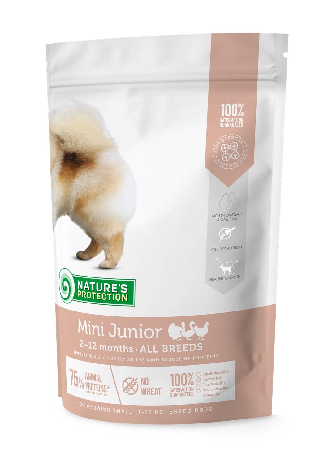 נייצ'רס פרוטקשן Dry food for junior small breed dogs with poultry - מזון יבש לכלבים