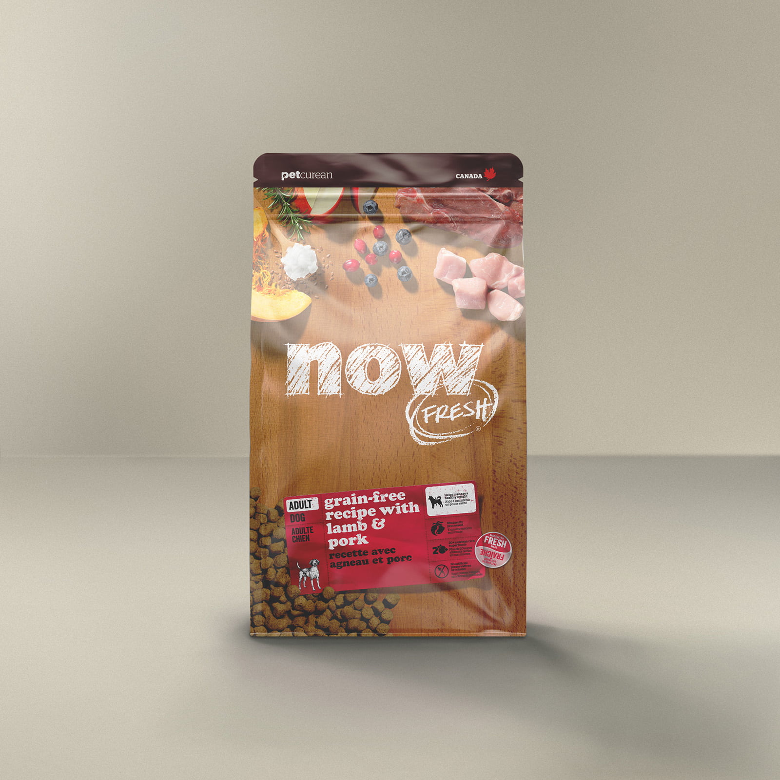 נאו פרש Lamb & Pork Grain-Free Dry Dog Food - מזון יבש לכלבים