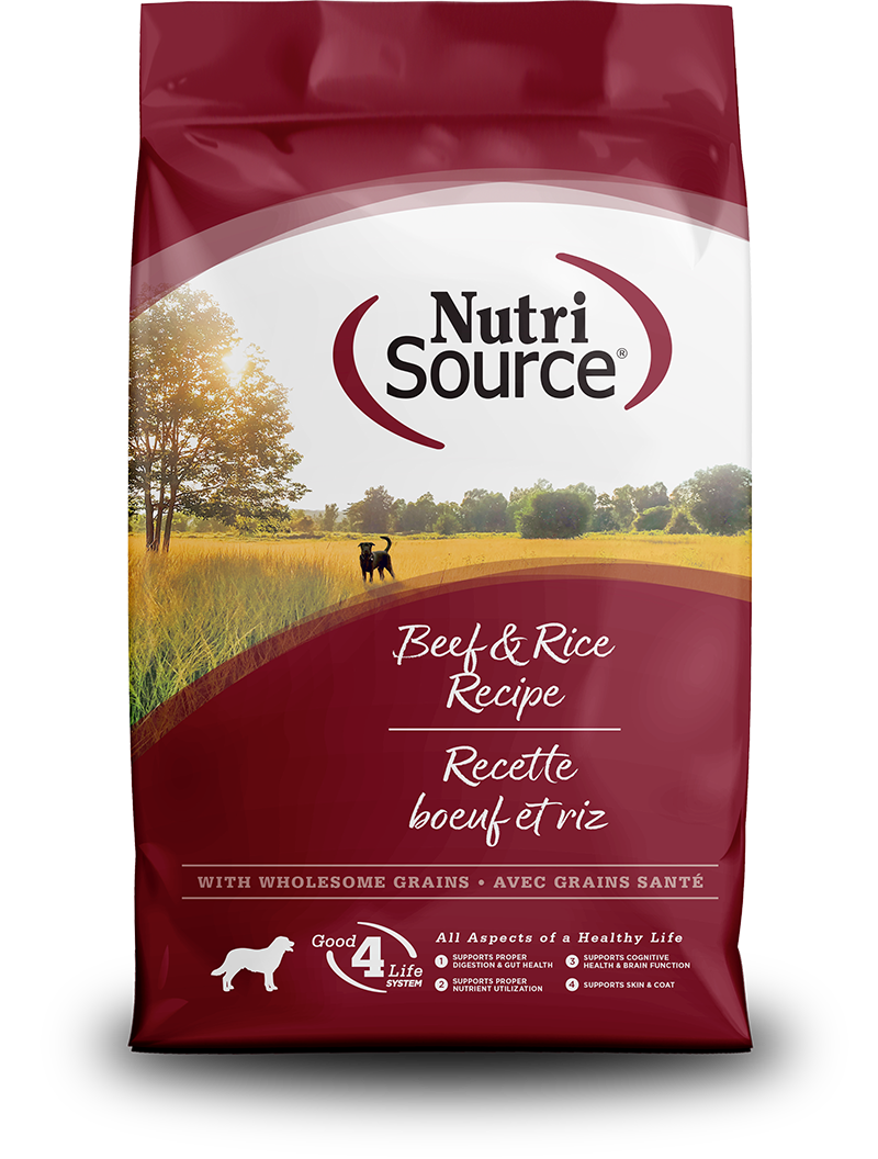 נוטרי סורס Beef & Rice Recipe - מזון יבש לכלבים