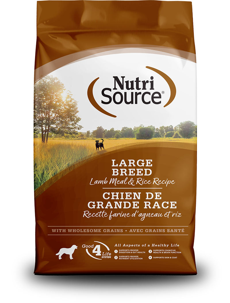 נוטרי סורס Large Breed Lamb Meal & Rice Recipe - מזון יבש לכלבים
