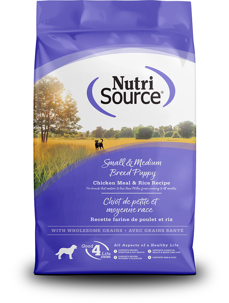 נוטרי סורס Small & Medium Breed Puppy - מזון יבש לכלבים