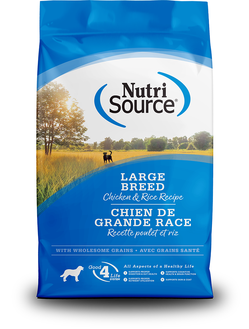 נוטרי סורס Large Breed Chicken & Rice Recipe - מזון יבש לכלבים
