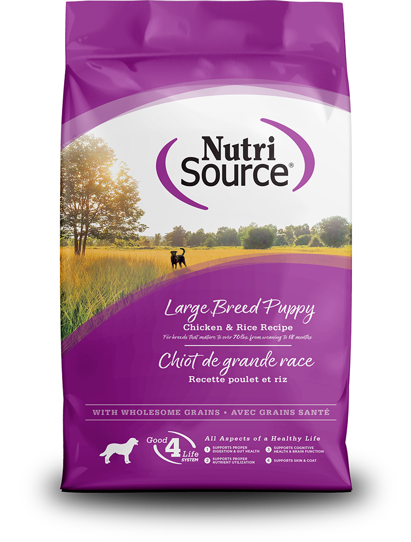 נוטרי סורס Large Breed Puppy Recipe - מזון יבש לכלבים
