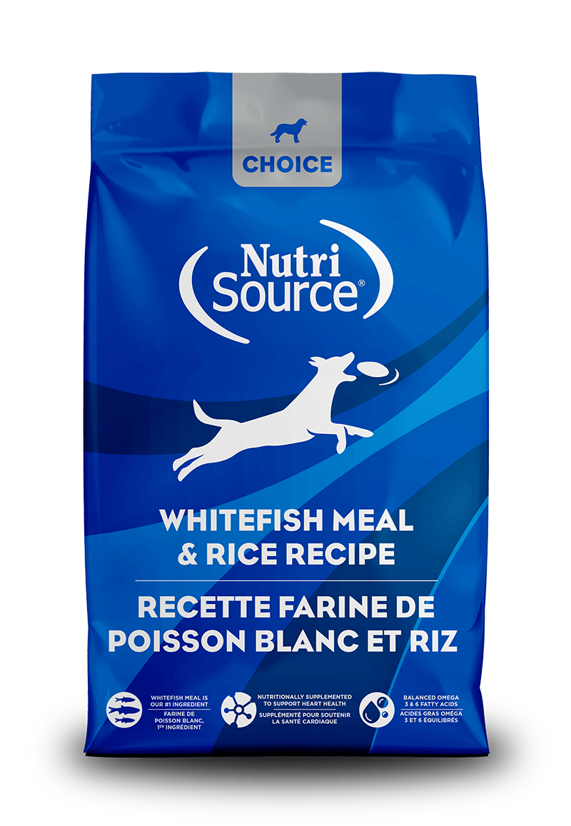 נוטרי סורס Choice Whitefish Meal & Rice Recipe - מזון יבש לכלבים