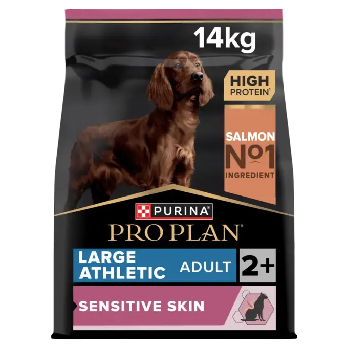 פרו פלאן Large Athletic Sensitive Skin Salmon - מזון יבש לכלבים