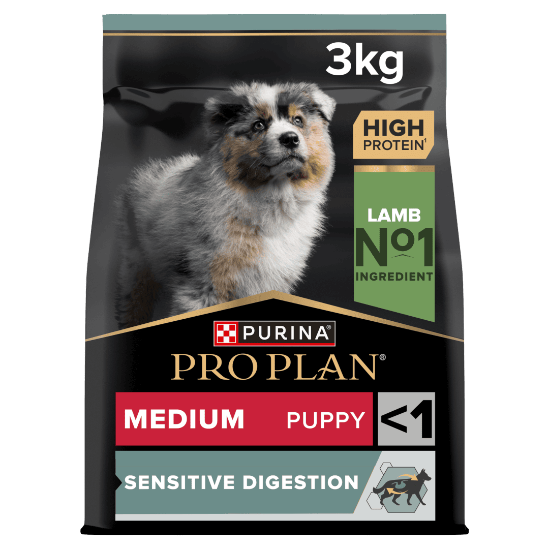 פרו פלאן Medium Puppy Sensitive Digestion Lamb - מזון יבש לכלבים