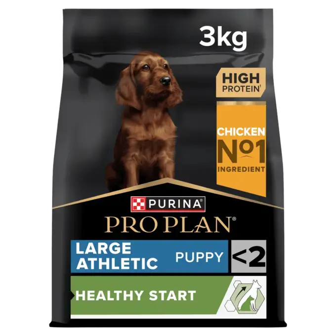 פרו פלאן Large Athletic Puppy Healthy Start Chicken - מזון יבש לכלבים
