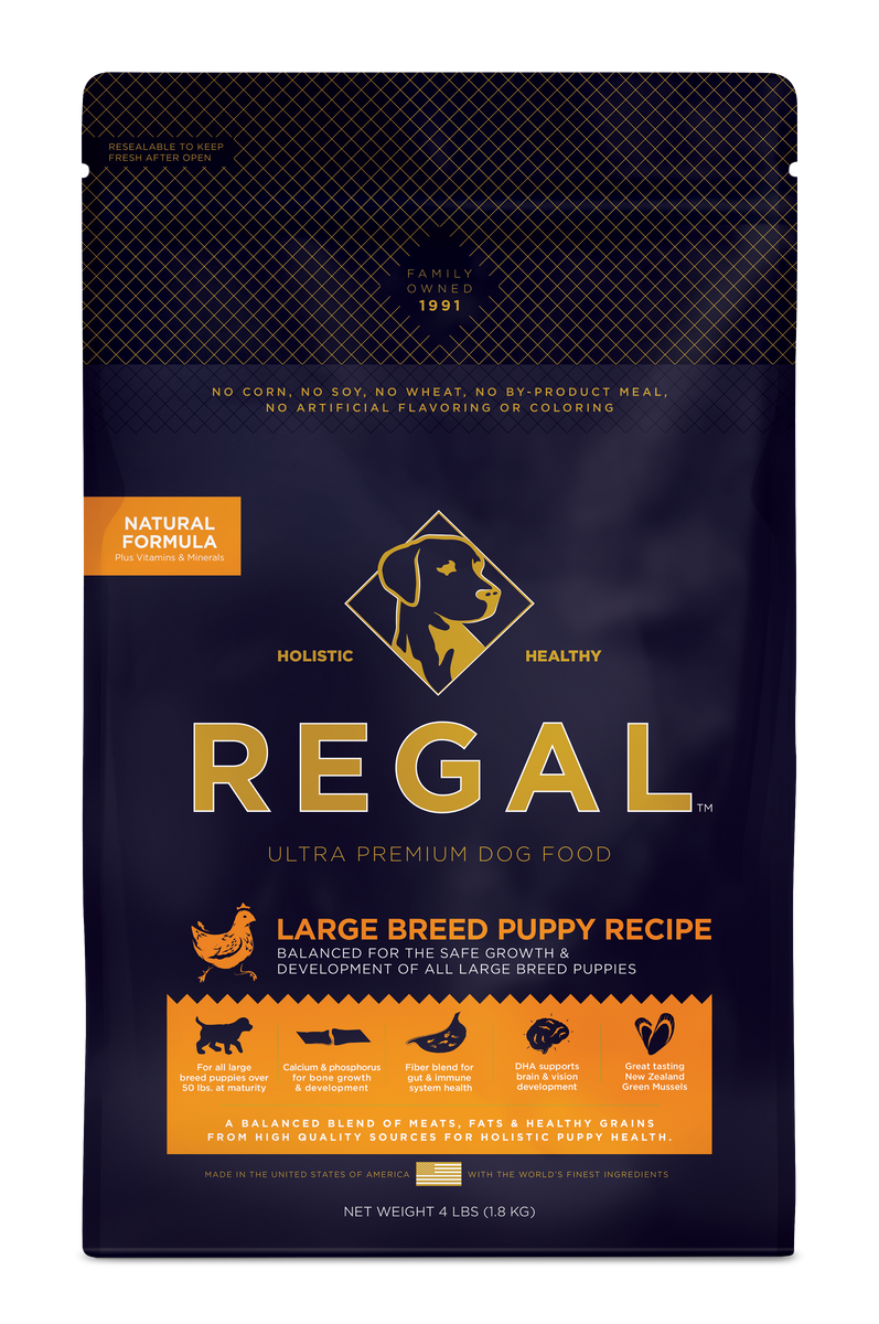 ריגל Large Breed Puppy Recipe - מזון יבש לכלבים