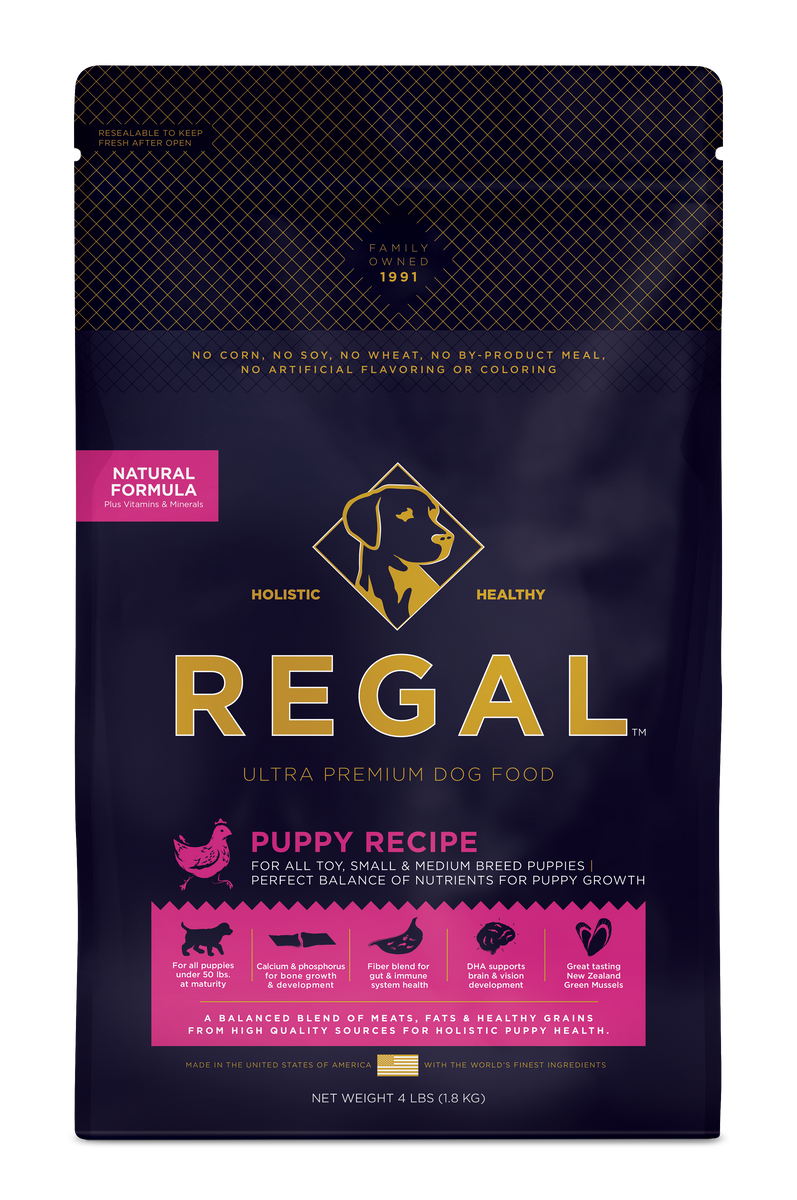 ריגל Puppy Recipe - מזון יבש לכלבים