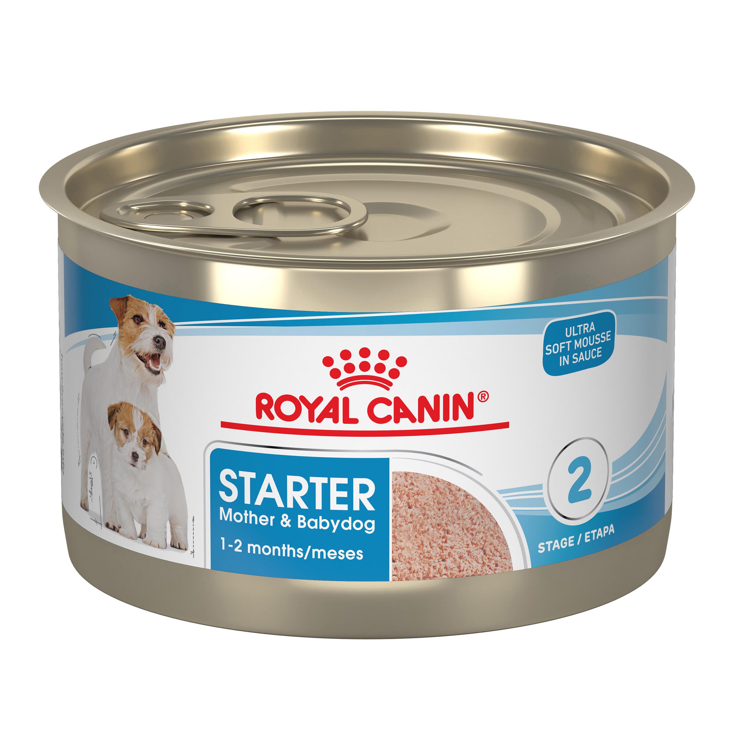 רויאל קנין Starter Mother & Babydog Ultra Soft Mousse In Sauce - מזון יבש לכלבים