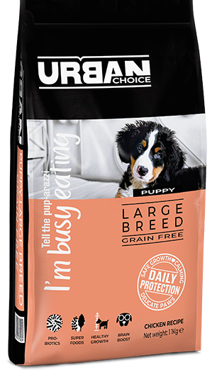 אורבן צ'ויס Large breed puppy - מזון יבש לכלבים
